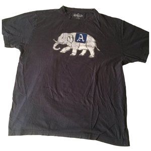 Oakland A's Black T-shirt w/Gray Elephant Men size Large Lg